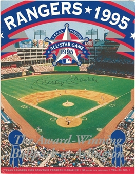 1995 Mickey Mantle Signed All-Star Game Program (PSA/DNA)